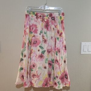 Floral Spring Skirt Size Large